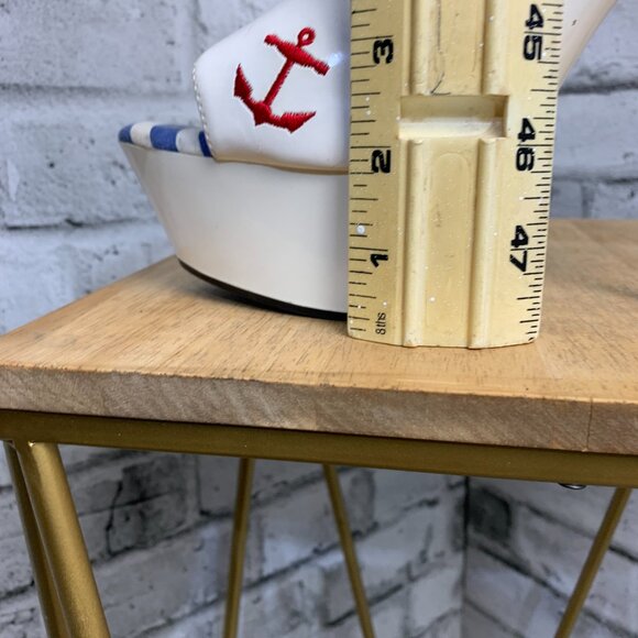 Highest Heel Collection Platform Sandal Faux Patent Leather Anchor Stiletto Pump - Picture 10 of 10